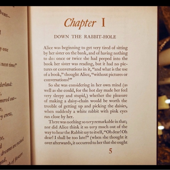 Leather Bound Alice's Adventures in Wonderland Book EXCELLENT CONDITION (1977) - Picture 3 of 12